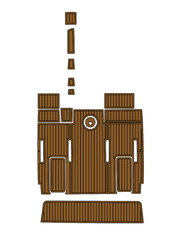 2006 Donzi 35 ZR Traction Mats Eva Foam Boat Flooring Marine Decking Hzchione Brown Black