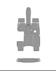 2003 Monterey 200LS Montura Traction Mats Eva Foam Boat Flooring Marine Decking Hzchione Gray Black