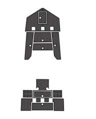 20200-2024 Ranger RB 200 Traction Mats Eva Foam Boat Flooring Marine Decking Hzchione Dark Grey Black