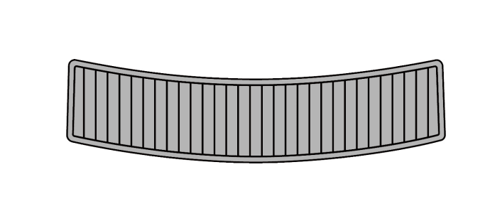 1995-1996 MasterCraft 225 VRS Traction Mats Eva Foam Boat Flooring Marine Decking Hzchione Light Grey Black