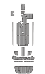 2016 Centurion SV244 Traction Mats Eva Foam Boat Flooring Marine Decking Hzchione Light Grey Black