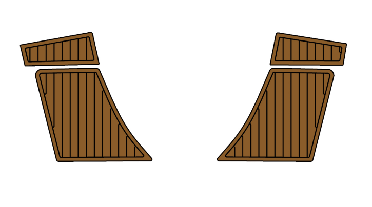 1977 Glastron Carlson Traction Mats Eva Foam Boat Flooring Marine Decking Hzchione Brown Black