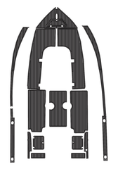 2004 Sea Pro 220 CC Traction Mats Eva Foam Boat Flooring Marine Decking Hzchione Dark Grey Black