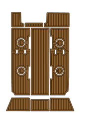 2009 Fountain 47 Traction Mats Eva Foam Boat Flooring Marine Decking Hzchione Brown Black