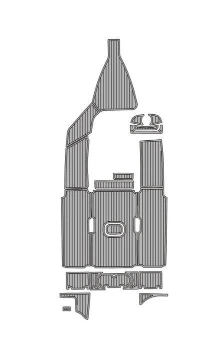 2021 Tidewater 232 LXF Traction Mats Eva Foam Boat Flooring Marine Decking Hzchione Dark Grey Black