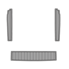 1997 Baja Outlaw 20 Traction Mats Eva Foam Boat Flooring Marine Decking Hzchione Light Grey Black