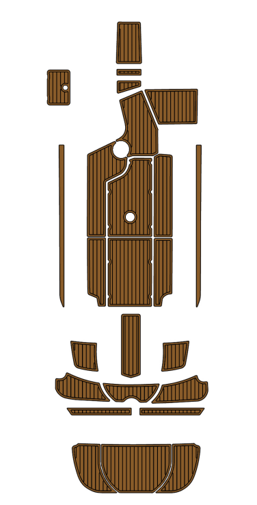 2016 Centurion SV244 Traction Mats Eva Foam Boat Flooring Marine Decking Hzchione Brown Black