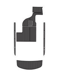 2007 Moomba XLV Traction Mats Eva Foam Boat Flooring Marine Decking Hzchione Dark Grey Black