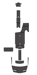 2013-2017 Mastercraft XStar Traction Mats Eva Foam Boat Flooring Marine Decking Hzchione Dark Grey Black