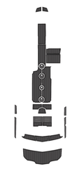 2020-2021 Mastercraft NXT22 Traction Mats Eva Foam Boat Flooring Marine Decking Hzchione Dark Grey Black