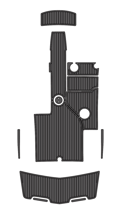 2006-2011 MasterCraft X2 Traction Mats Eva Foam Boat Flooring Marine Decking Hzchione Dark Grey Black