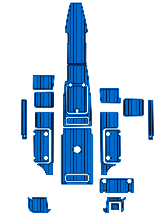 2020 Scout Dorado Traction Mats Eva Foam Boat Flooring Marine Decking Hzchione Blue Black