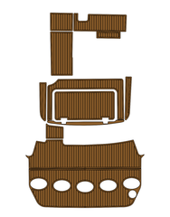 1999 Chris Craft 300 Express Cruiser Traction Mats Eva Foam Boat Flooring Marine Decking Hzchione Brown Black