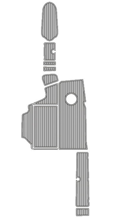 Centurion Tyyphoon Traction Mats Eva Foam Boat Flooring Marine Decking Hzchione Light Grey Black