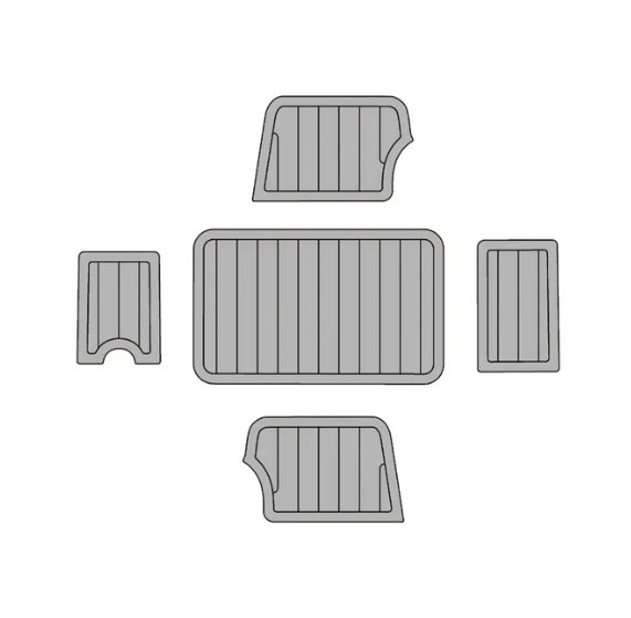 YETI Tundra Haul Cooler Pad Hzchione Light Gray + Black