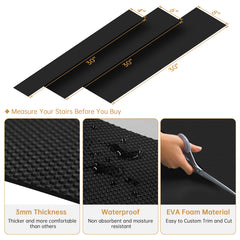 Outdoor EVA Foam Stair Treads, Non-Slip Waterproof Step Pads Hzchione