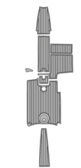 2011 MasterCraft X14 V Traction Mats Eva Foam Boat Flooring Marine Decking Hzchione Light Grey Black
