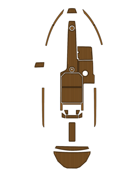 2016-2018 Moomba Craz Traction Mats Eva Foam Boat Flooring Marine Decking Hzchione Brown Black