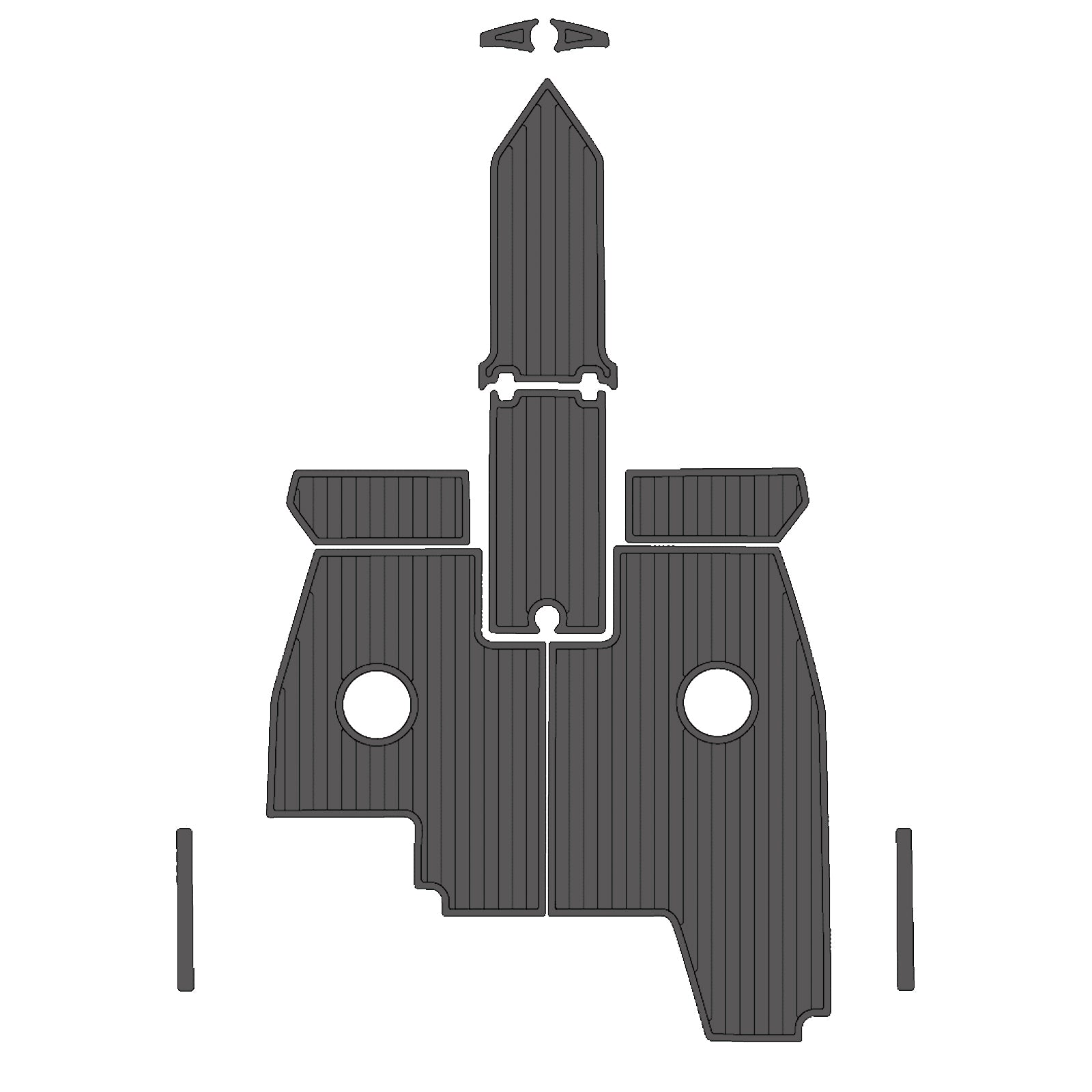 2011 Regal 2000 Eva Foam Boat Flooring Boat Decking Hzchione Dark Gray Black