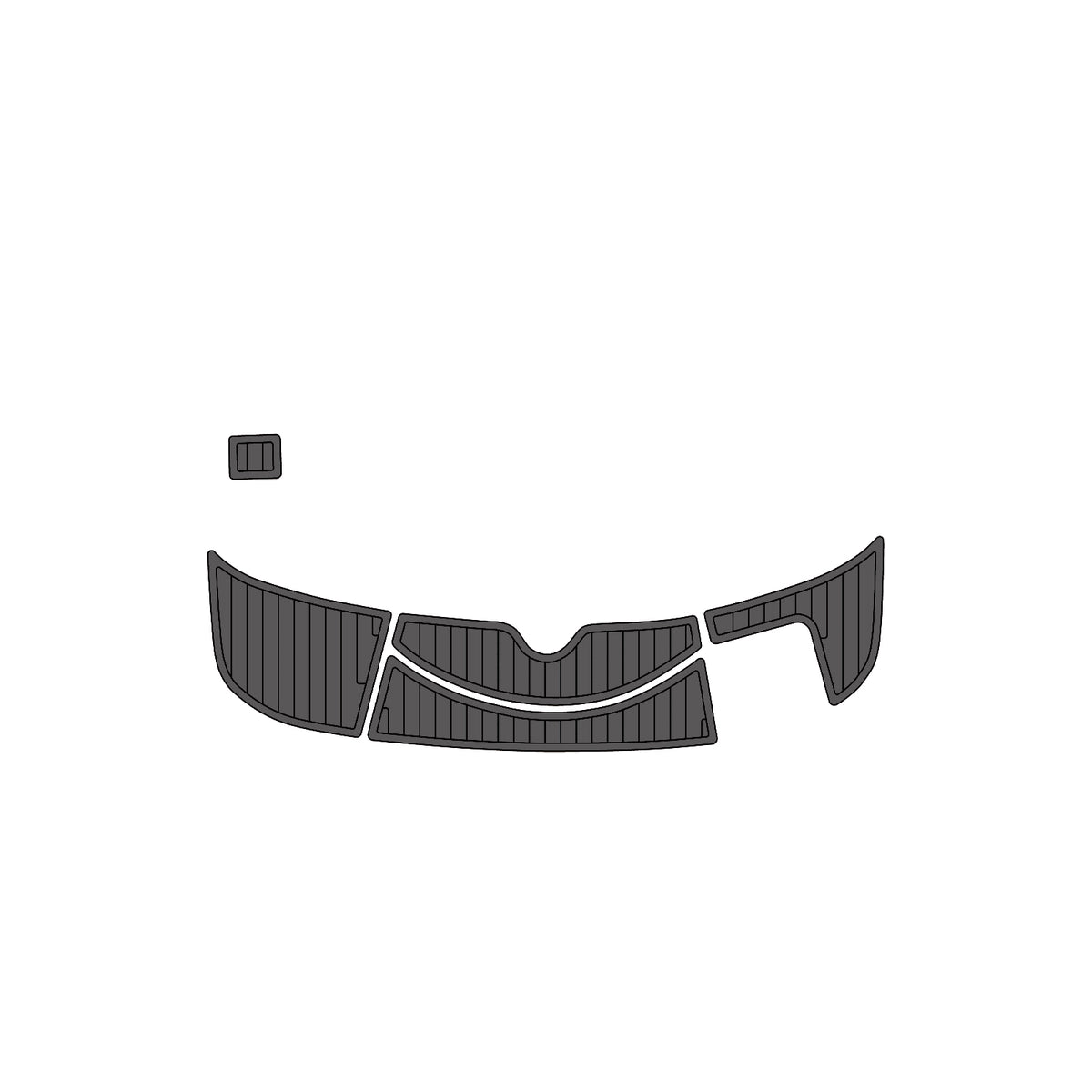 2009 Sea Ray 205 Eva Foam Boat Flooring Faux Teak Boat Deck Foam Boat Decking Marine Mat Cockpit Swim Platform Pads  Hzchione Drak Gray Black  