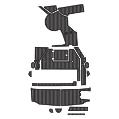 2006 Regal 3560 Eva Foam Boat Flooring Boat Decking Hzchione Dark Gray Black