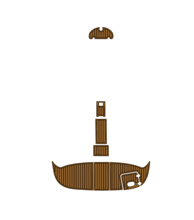 2005 Four Winns Horizon 250 Traction Mats Eva Foam Boat Flooring Marine Decking Hzchione Brown Black