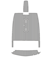 2003 Monterey 180 Edge Traction Mats Eva Foam Boat Flooring Marine Decking Hzchione Light Gray Black