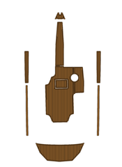 2013 Epic 23V Traction Mats Eva Foam Boat Flooring Marine Decking Hzchione Brown Black