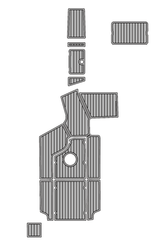 2015 Centurion SV233 Traction Mats Eva Foam Boat Flooring Marine Decking Hzchione Light Grey Black