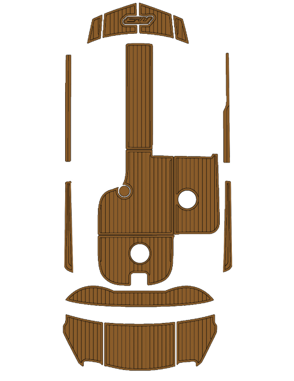 2018 MB B52 21 Traction Mats Eva Foam Boat Flooring Marine Decking Hzchione Brown Black