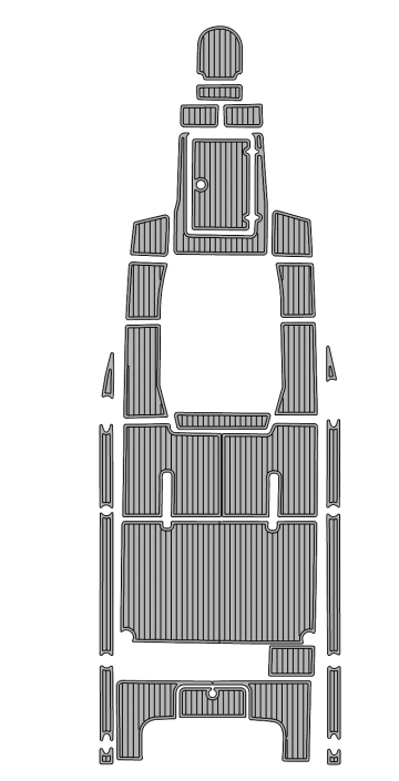 2016 Renegade 32 CC Traction Mats Eva Foam Boat Flooring Marine Decking Hzchione Light Grey Black