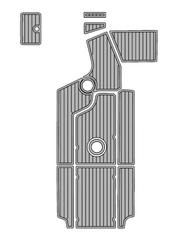 2014 Centurion SV244 Traction Mats Eva Foam Boat Flooring Marine Decking Hzchione Light Grey Black