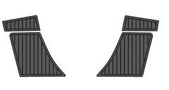 1977 Glastron Carlson Traction Mats Eva Foam Boat Flooring Marine Decking Hzchione Dark Grey Black