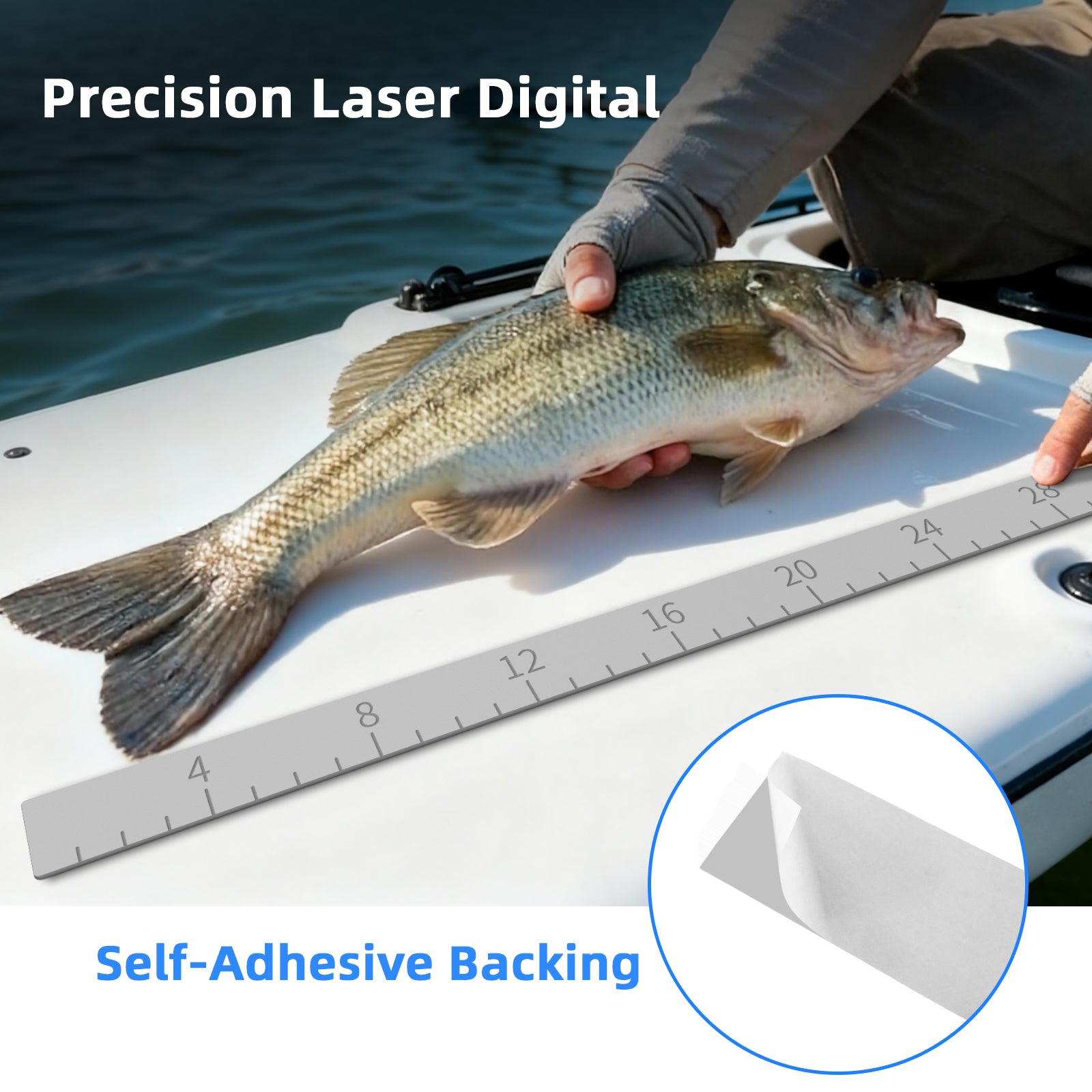 32” Fish Ruler Fishing Measurement Tool Eva Foam Boat Flooring For Fishing Boat Kayaks Fishing Hzchione