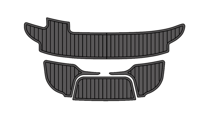 2023 Crownline CS23 Traction Mats Eva Foam Boat Flooring Marine Decking Hzchione Dark Grey Black