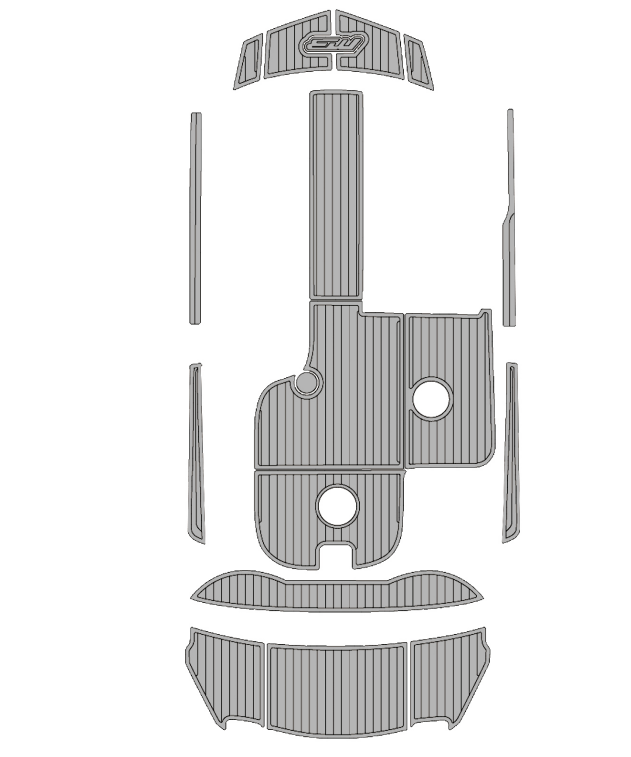 2018 MB B52 21 Traction Mats Eva Foam Boat Flooring Marine Decking Hzchione Dark Gray Black