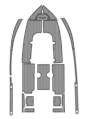 2004 Sea Pro 220 CC Traction Mats Eva Foam Boat Flooring Marine Decking Hzchione Light Grey Black