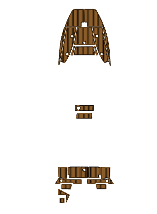 2021 Ranger 2660 Bay Boat Traction Mats Eva Foam Boat Flooring Marine Decking Hzchione Brown Black