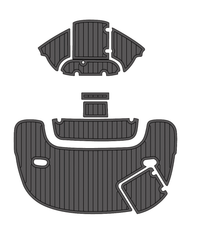 2005 Stingray 220DR Traction Mats Eva Foam Boat Flooring Marine Decking Hzchione Dark Grey Black
