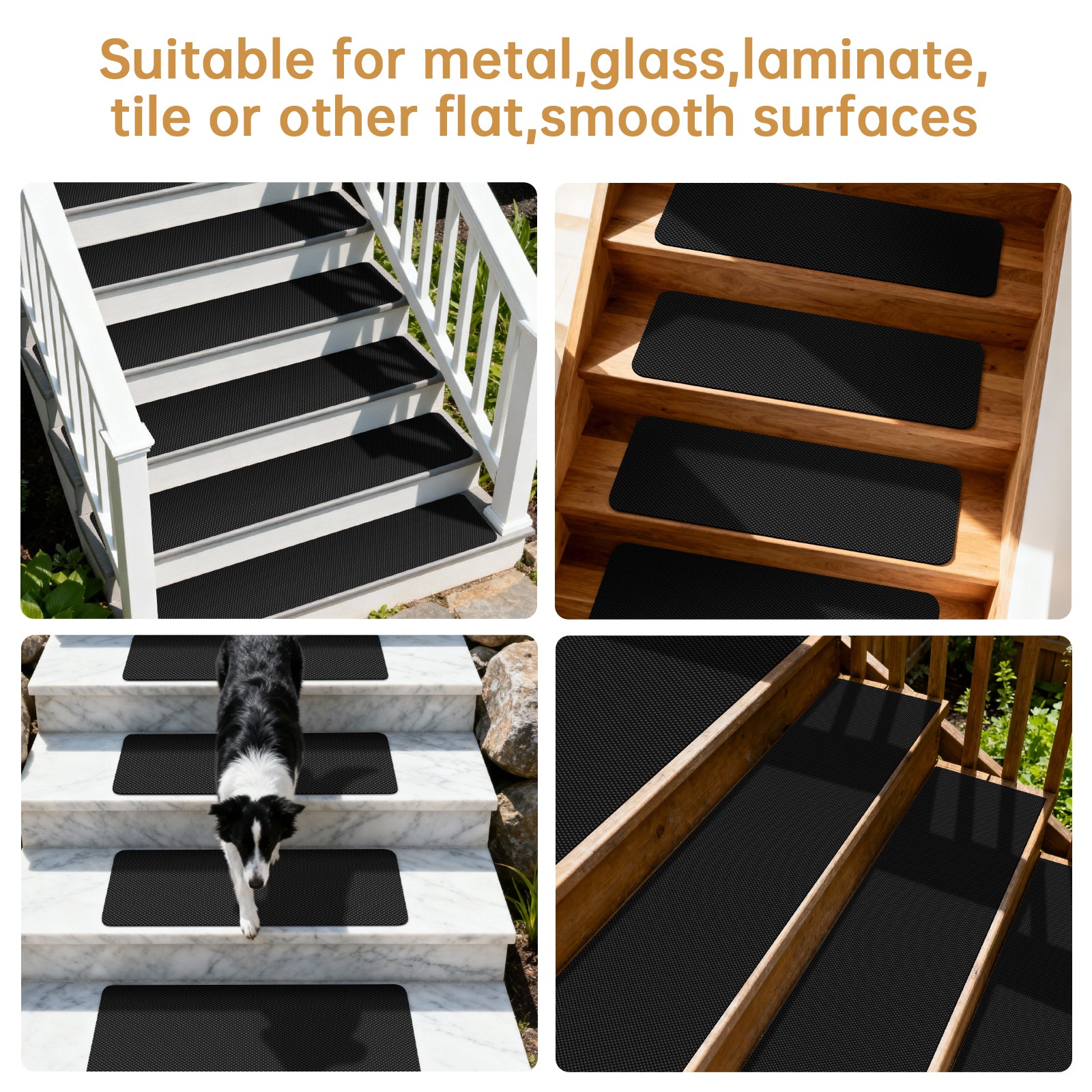 Outdoor EVA Foam Door Mat, Non-Slip Self-Adhesive Waterproof Entry Mat, Custom-Fit for Doorways, Stairs & Backyard Hzchione