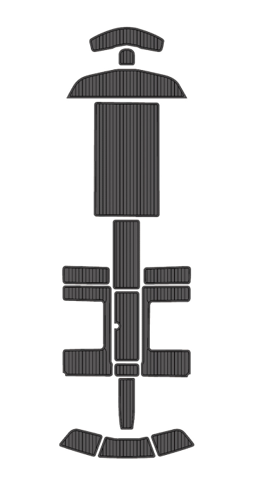 2018 Cobra 270 Python Traction Mats Eva Foam Boat Flooring Marine Decking Hzchione Dark Grey Black