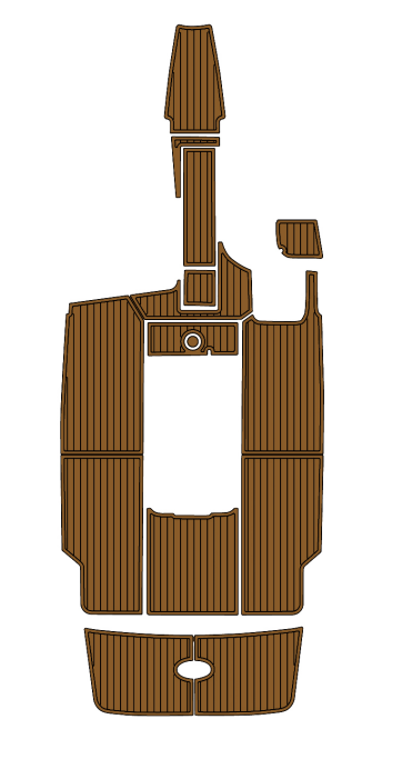 2004 Mastercraft 209 X9 Traction Mats Eva Foam Boat Flooring Marine Decking Hzchione Brown Black