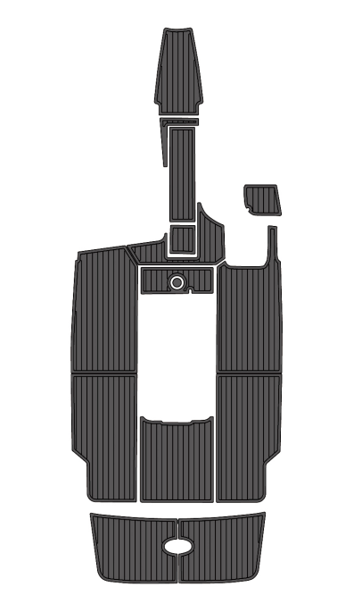 2004 Mastercraft 209 X9 Traction Mats Eva Foam Boat Flooring Marine Decking Hzchione Dark Grey Black