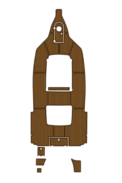 2015 Tidewater 280 Traction Mats Eva Foam Boat Flooring Marine Decking Hzchione Brown Black