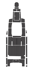 2016 Renegade 32 CC Traction Mats Eva Foam Boat Flooring Marine Decking Hzchione Dark Grey Black
