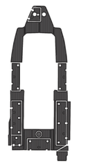 2023 Sea Fox Commander 328 Traction Mats Eva Foam Boat Flooring Marine Decking Hzchione Dark Grey Black