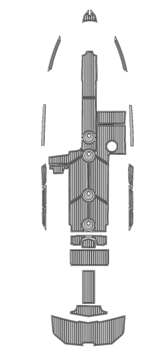 2020 Mastercraft XT25 Traction Mats Eva Foam Boat Flooring Marine Decking Hzchione Light Grey Black