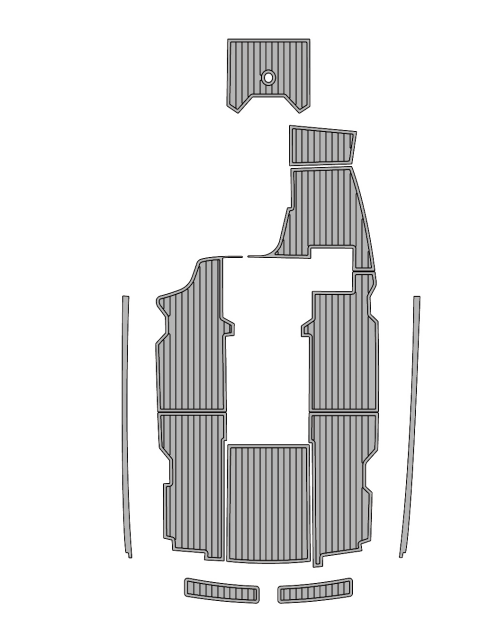 1994 MasterCraft Prostar Traction Mats Eva Foam Boat Flooring Marine Decking Hzchione Light Grey Black