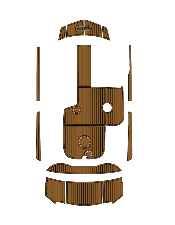 2016 MB B52 21 Traction Mats Eva Foam Boat Flooring Marine Decking Hzchione Brown Black