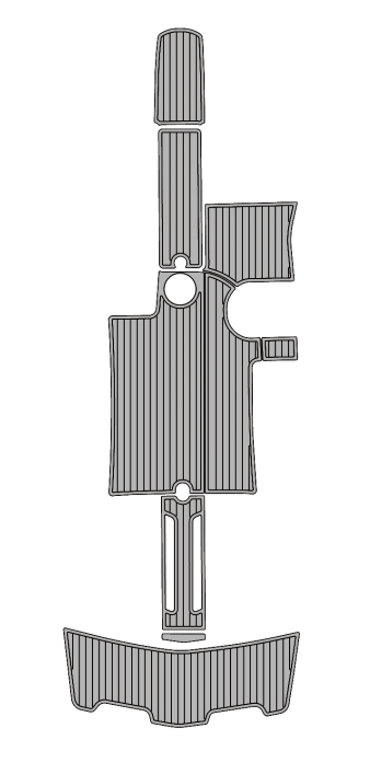 2006-2010 Mastercraft X30(Version 3) Traction Mats Eva Foam Boat Flooring Marine Decking Hzchione Light Grey Black